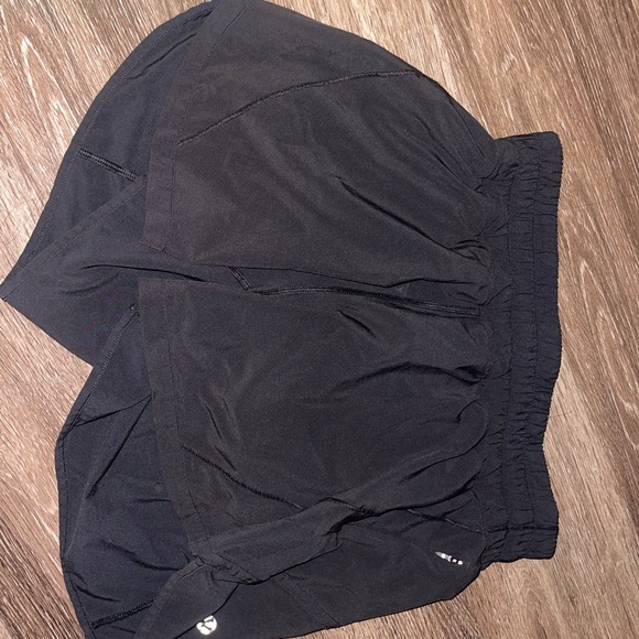 lululemon athletica Pants - Lululemon Black Athletic Running Shorts size 6